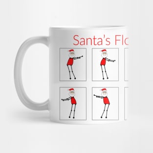 Santa Dancing the Floss Mug